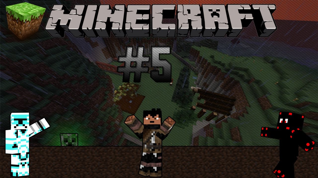 Minecraft 1.4.2 Let´s play med Potter og Obirex #5 -Flæk en bakke !