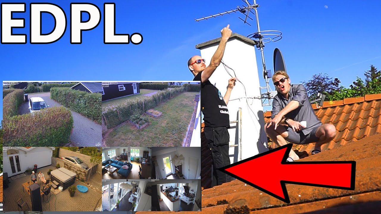 En dag på LANDET #35 DEL 2 - sætter overvågning op OVERALT ! (Unifi)