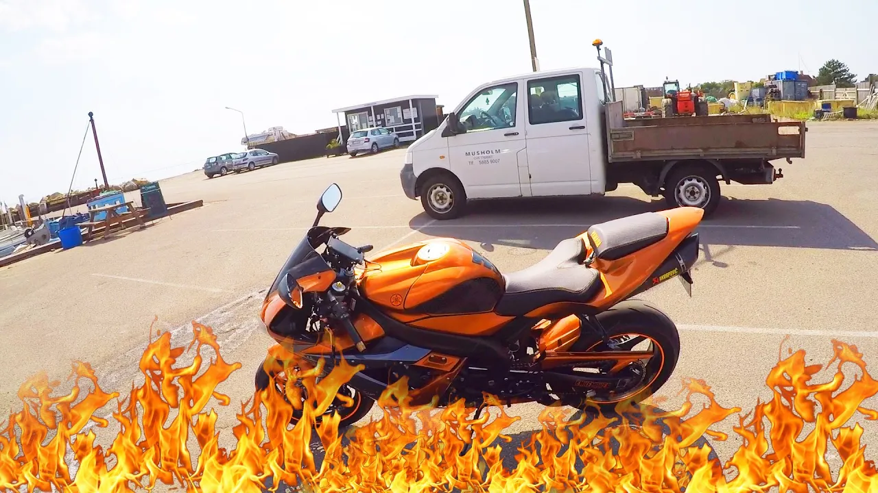 Yamaha R1 kørevlog - 30 grader... det dumt, rigtig dumt....