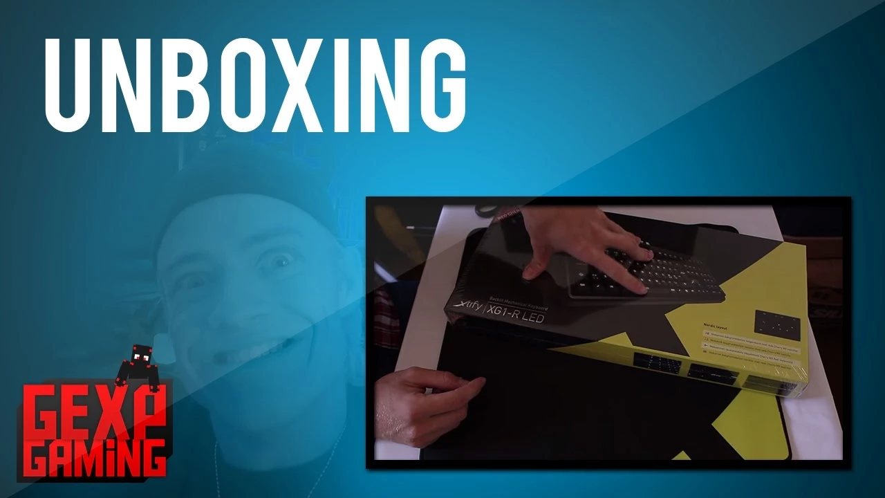 Unboxing af Xtrfy Mekanisk tastatur