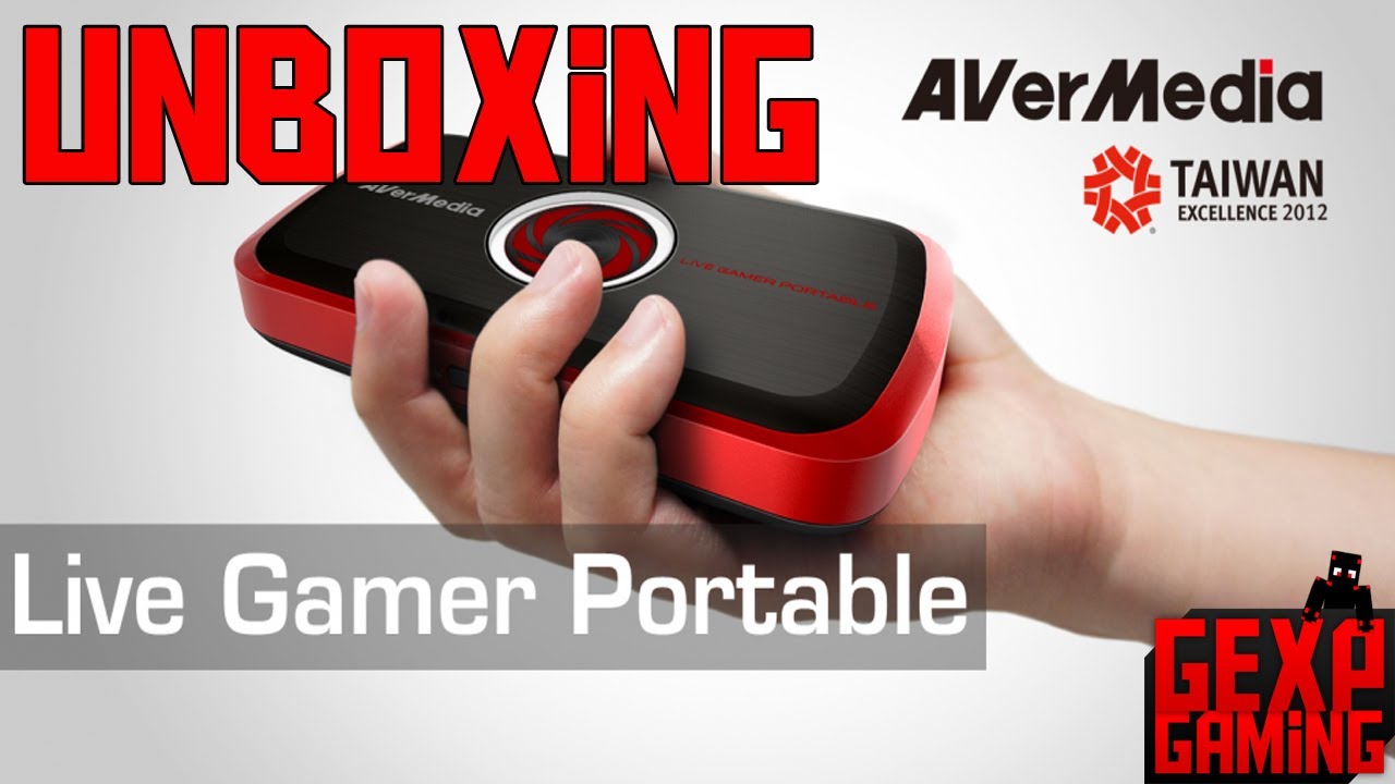 Unboxning af Avermedia Live Gamer Portable capture device