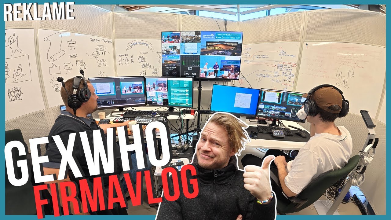 Produktion af det største event i firmaets historie 😶