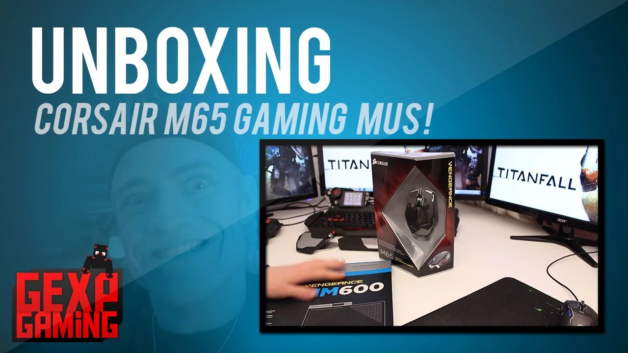 Unboxing corsair M65 Gaming mus