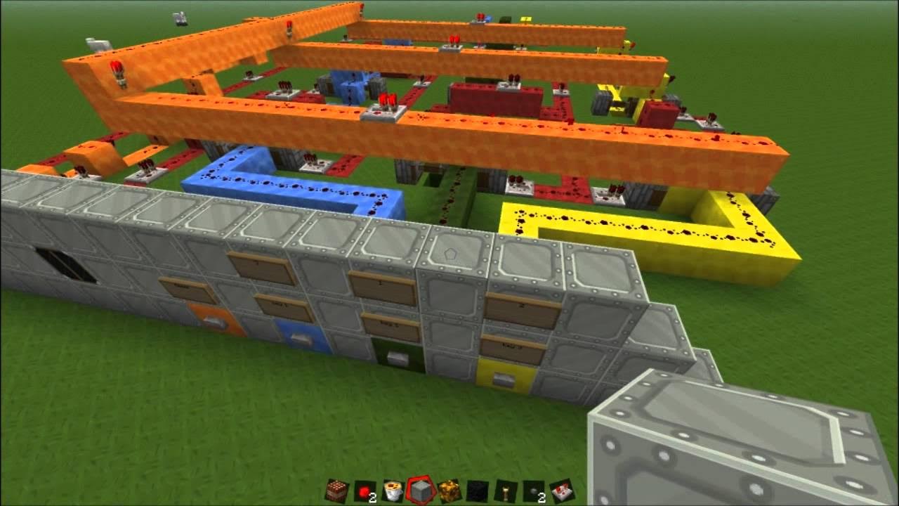 Gexpgaming Redstone kombinationslås prototype !.