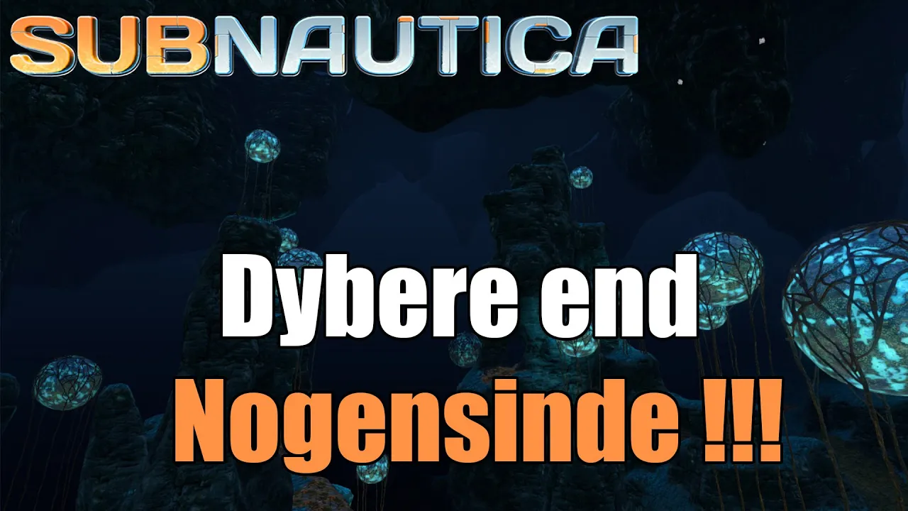 Subnautica survival EP 11 - vi går dybere en nogensinde !!
