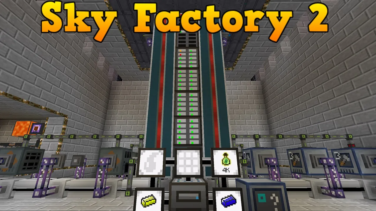 SkyFactory 2 - Update til Mega ME og Atom kraft