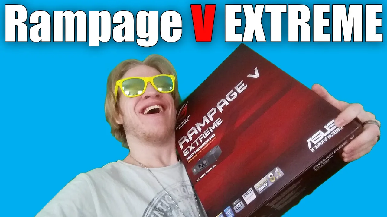 Unboxing og første Kig !!   Asus Rampage V Extreme 1