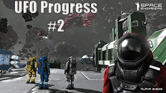 Space Engineers - Ufo progress #2 (Survival)