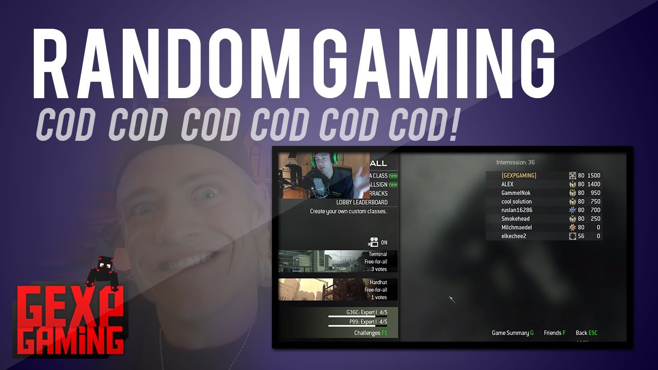 Random Gaming med Gex 81 Mw3 Multiplayer