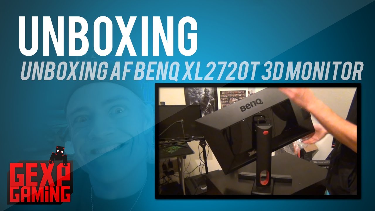 Unboxing af BenQ XL2720T 3D Gaming Monitor !