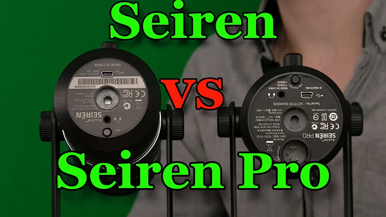 Razer Seiren VS Seiren Pro !