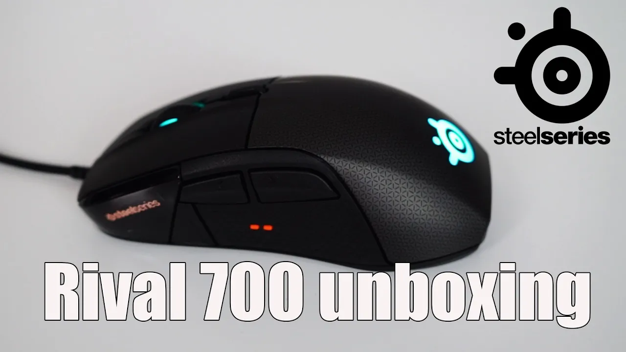 Steelseries Rival 700 Unboxing DK (Den har indbygget skærm !)