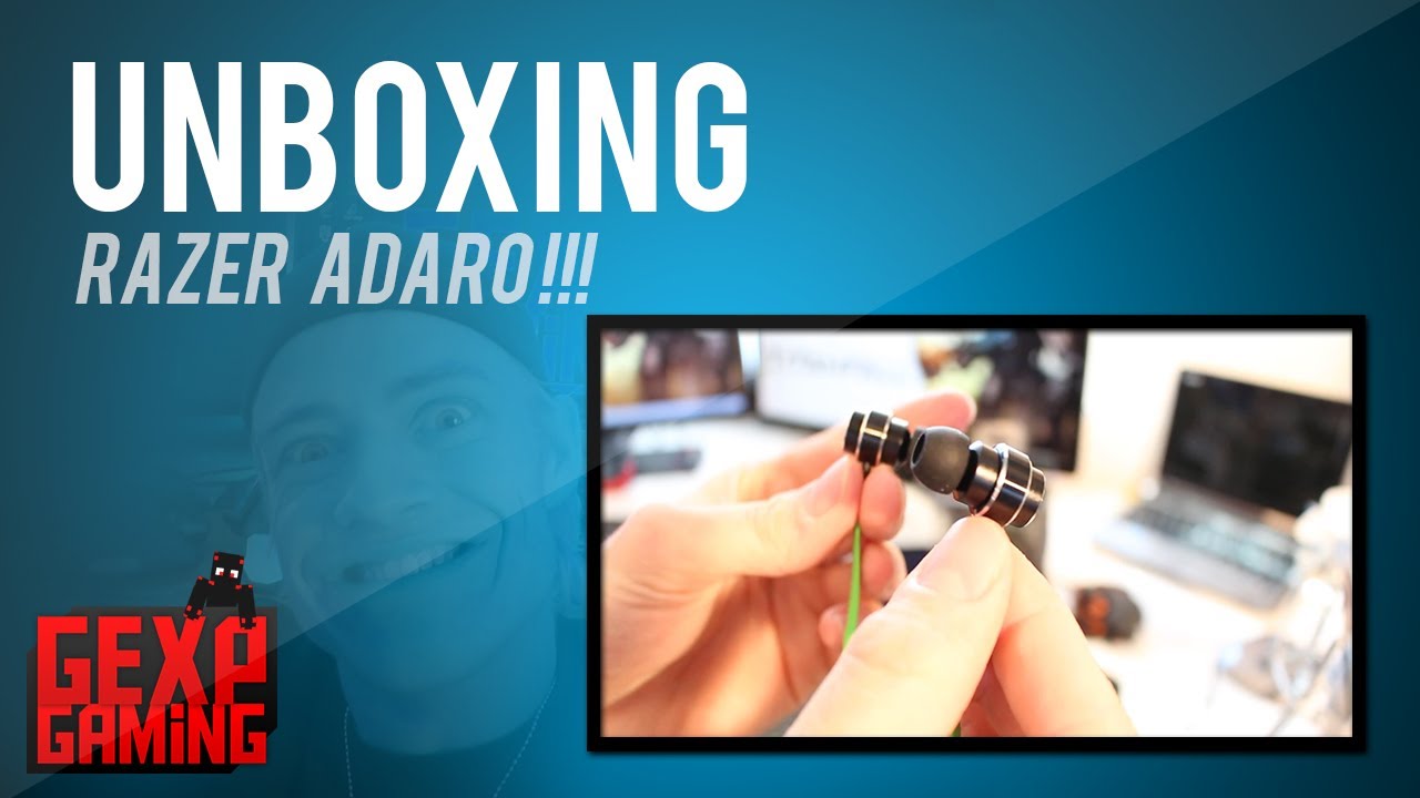 Unboxing af Razer Adaro In ears