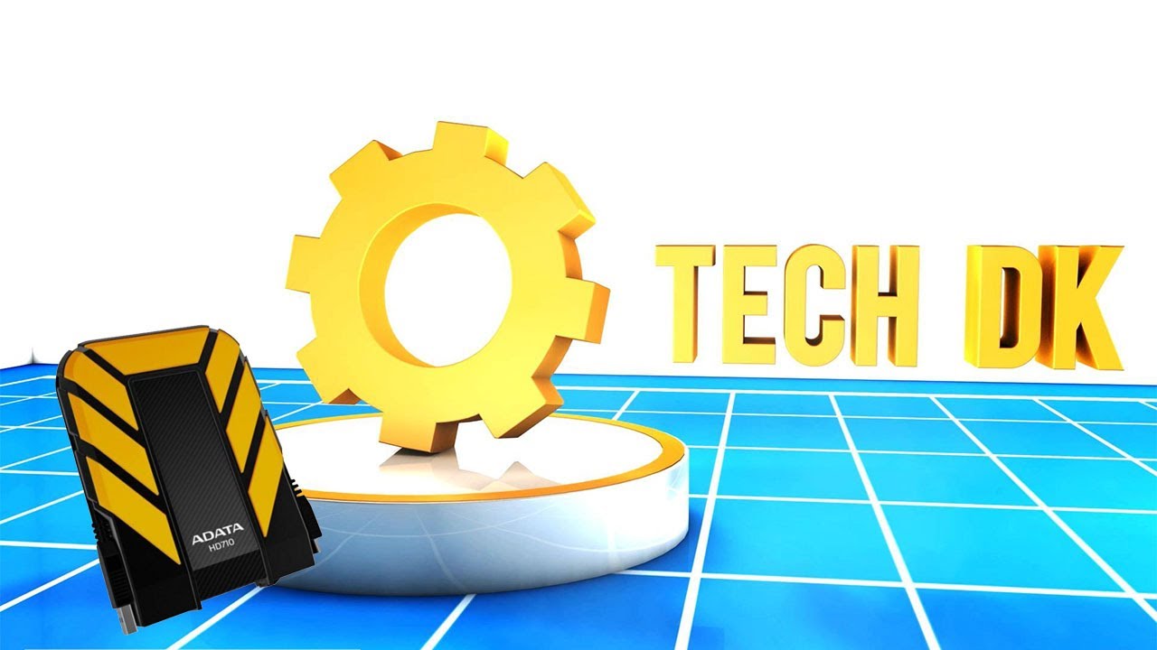 Tech DK Adata HD 710 waterproof og shockproof 1TB Harddisk