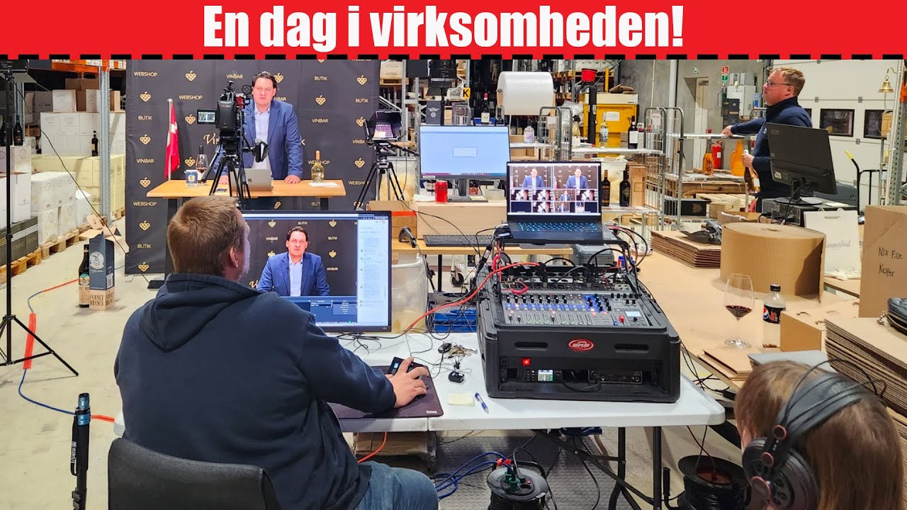 Virksomhedsvlog 22 - Streamer for kæmpe vinhandler i Jylland!