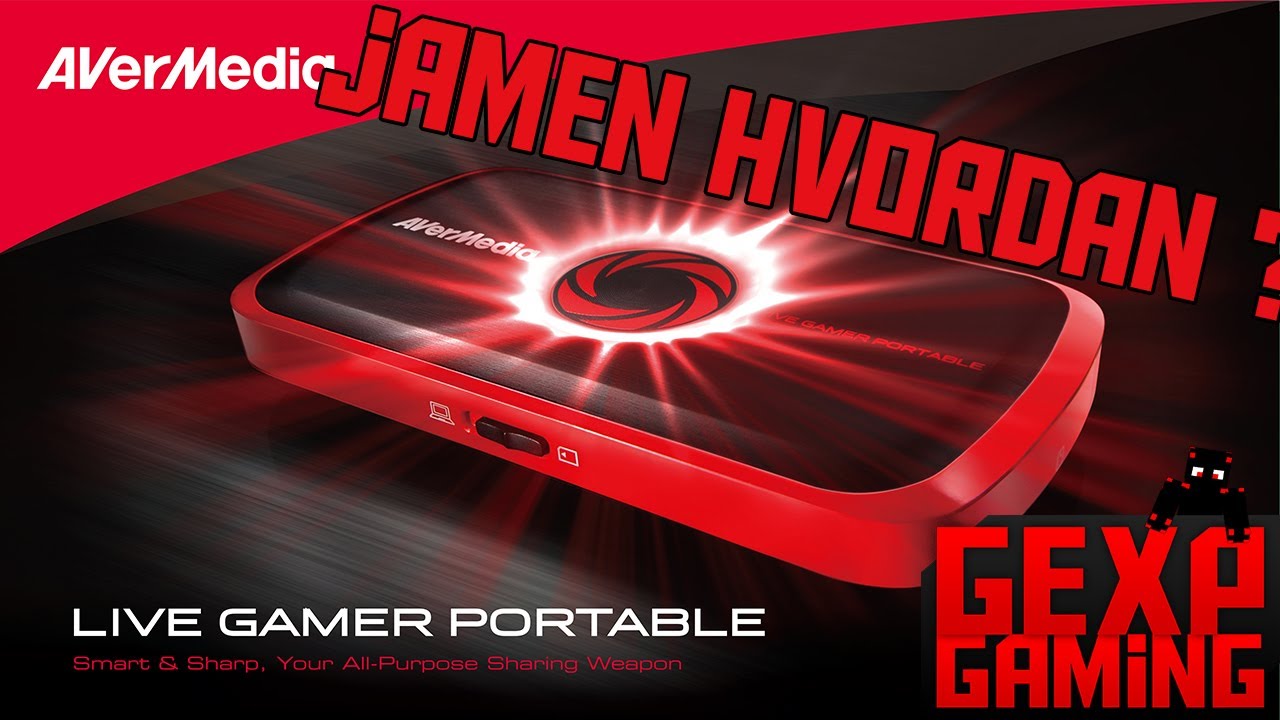 Hvad kan jeg Bruge en Avermedia Live Gamer Portable til Software gennemgang samt tilslutning )