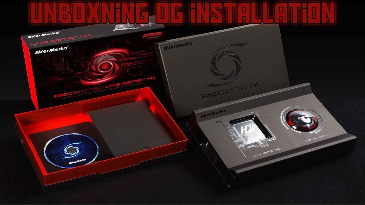 Live Gamer HD Capture card Unboxning og installation