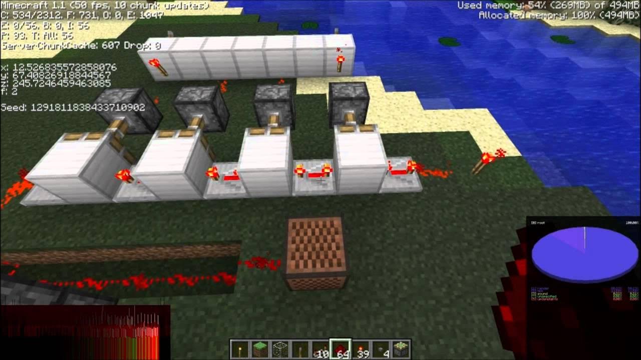 gexpgaming Redstone special part 1 simple redstone ting
