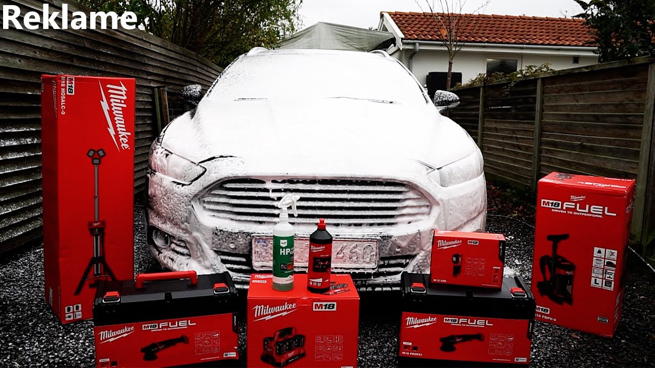 Milwaukee Sponsoreret bilpolerings Guide EP1 - Vask, Ler  og spons!