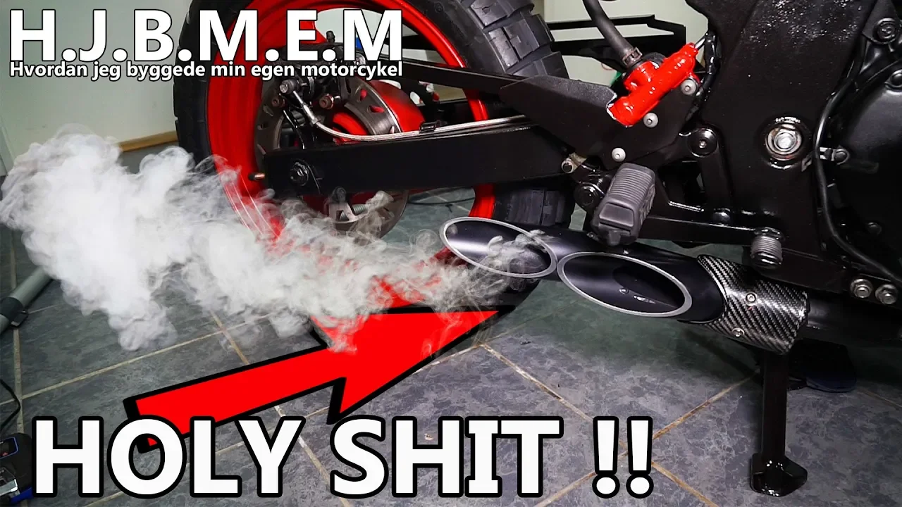Hvordan jeg byggede min egen motorcykel DEL 9 - HUN LEVER !!!