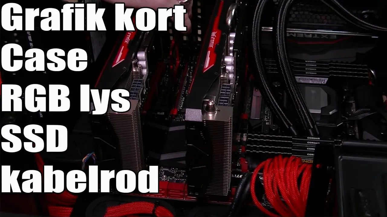 Monster Computer Build Part 2/3 - Grafik kort, case, rgb og SSD !