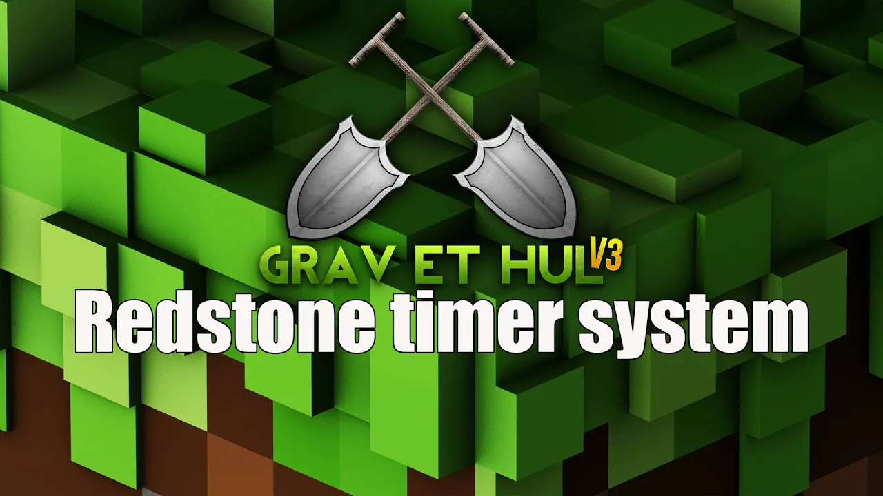 GEH V3 Minecraft EP13 - Redstone timer system !
