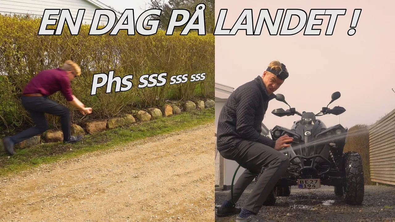 En dag på LANDET #25 - Atv vask og forårs forberedelse !