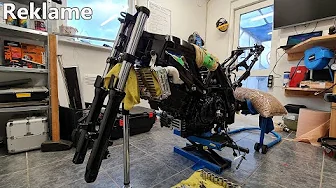 Suzuki sv650 Renovering EP7 - Motor, Ramme, Køler og affjedring DONE 💪