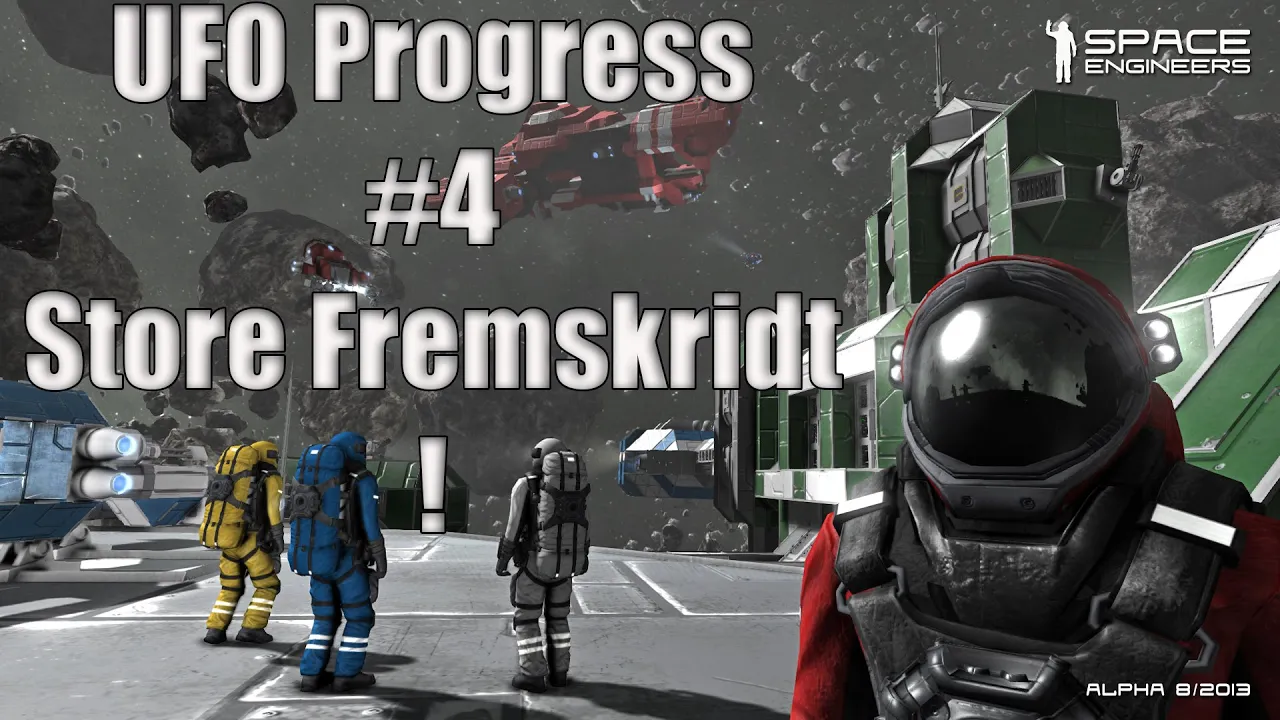 Space Engineers - Ufo progress #4 - Store Fremskridt  !