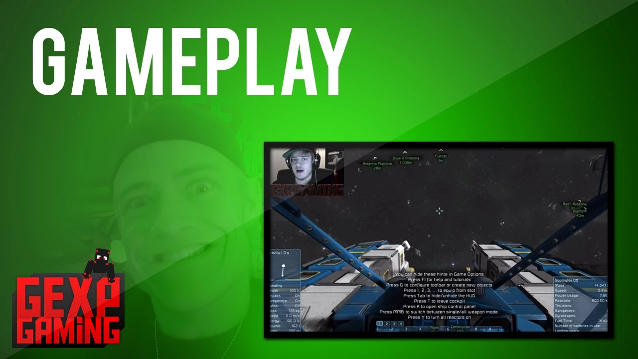 1# Space Engineers - hvordan man starter !