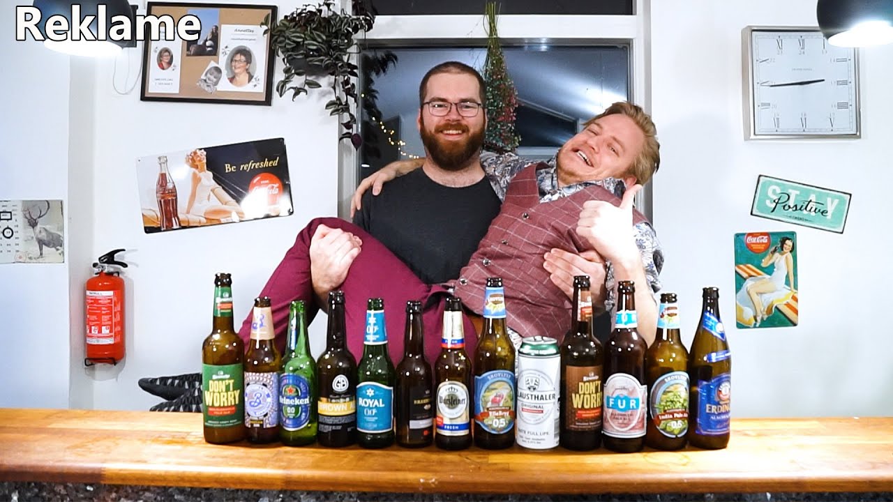 Vi Smager på 13 alkoholfrie øl for jeres skyld ! (Guide til 0,0)