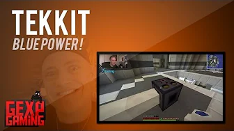 Tekkit med Gex EP 34   Blue power kabler all over !