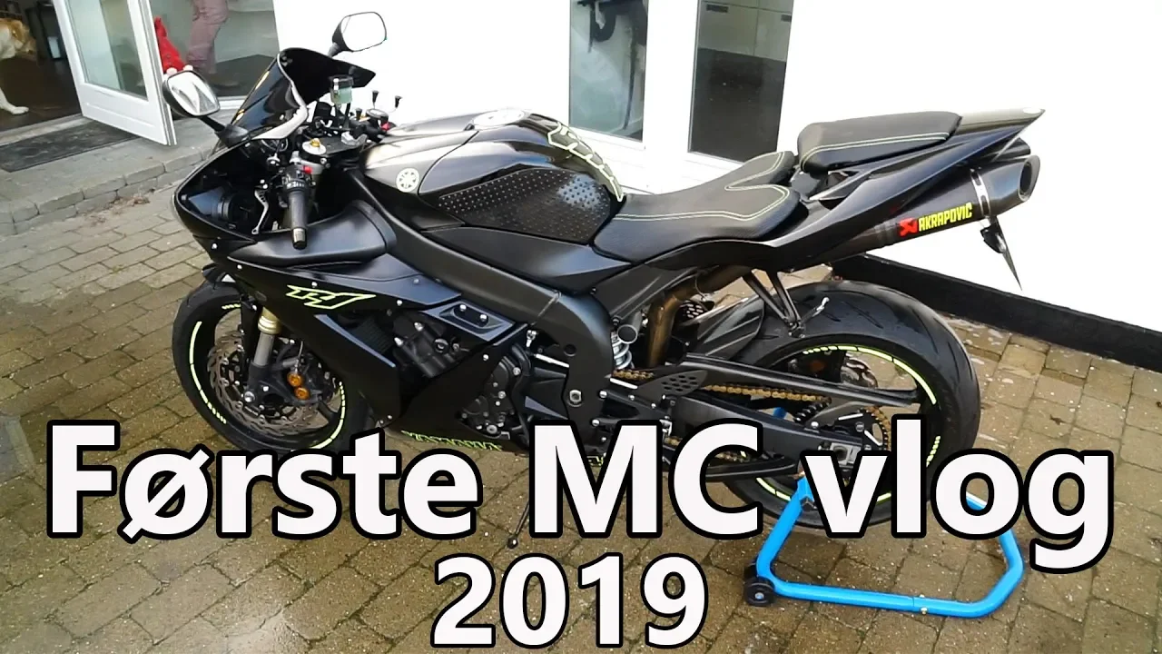 Yamaha R1 Kørevlog - Første tur i 2019 !!!