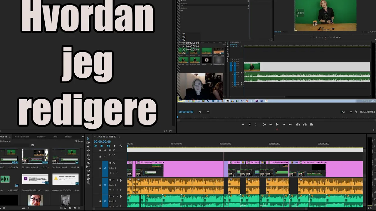 Hvordan JEG redigere videoer !(Premiere Pro CC)