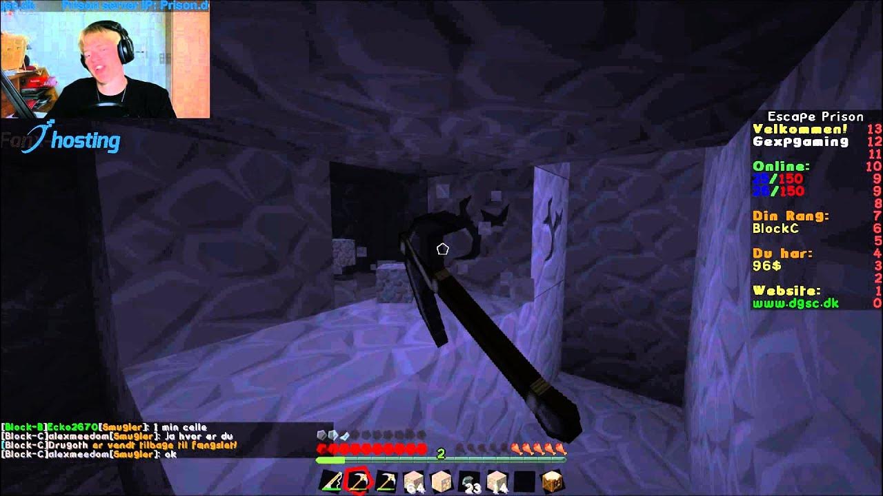 Minecraft Multiplayer på DGSC dk #2   Jeg er i fængsel STADIG !