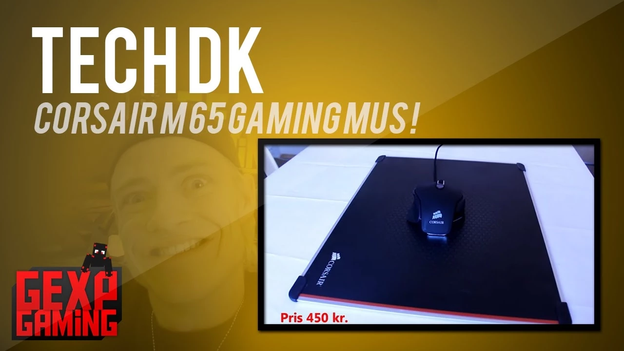 Tech DK   Corsair M65 gaming mus !