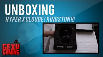 Unboxing af HyperX Cloud DK