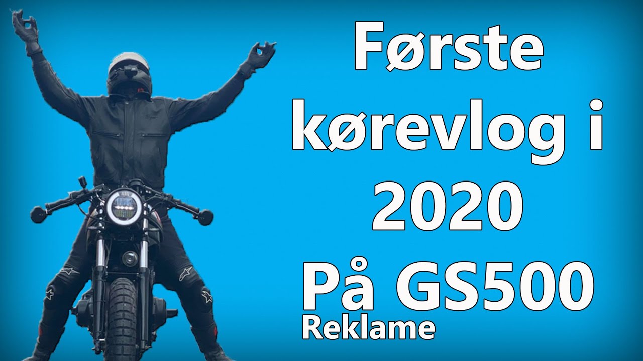 FØRSTE MOTORCYKEL TUR I 2020🏍