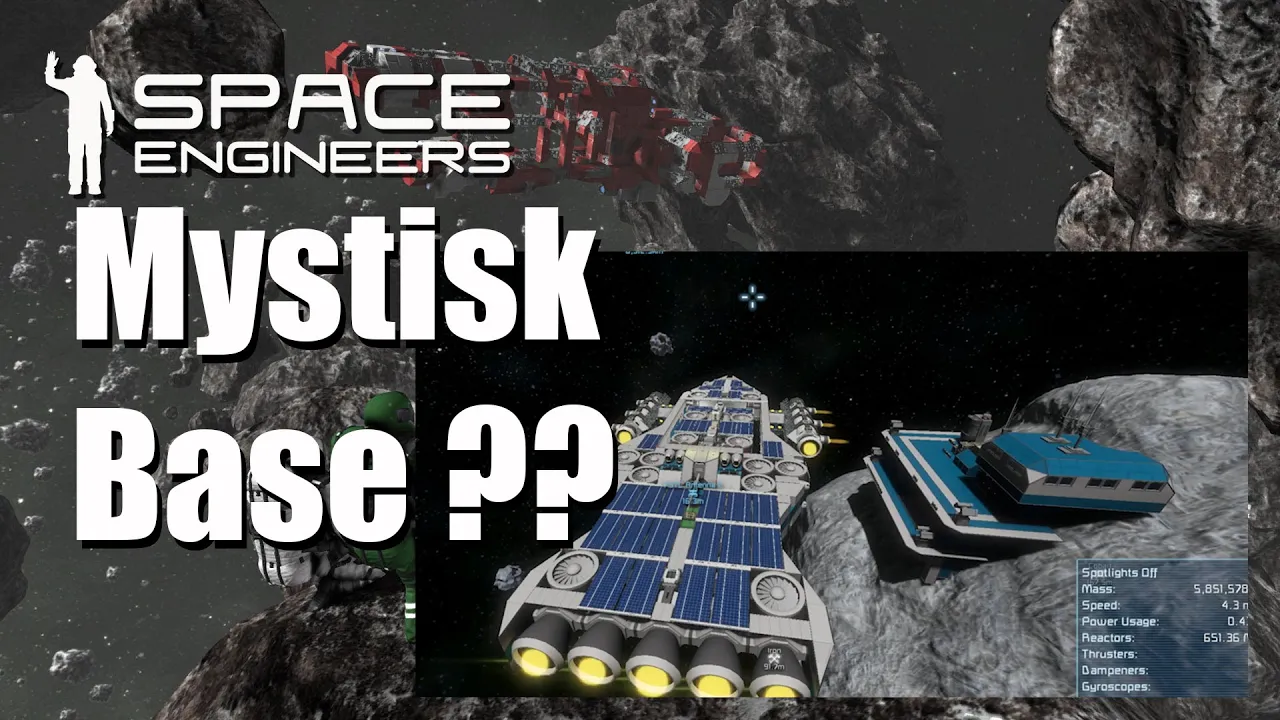 Space Engineers Easy survival EP 31- Mystisk base ?