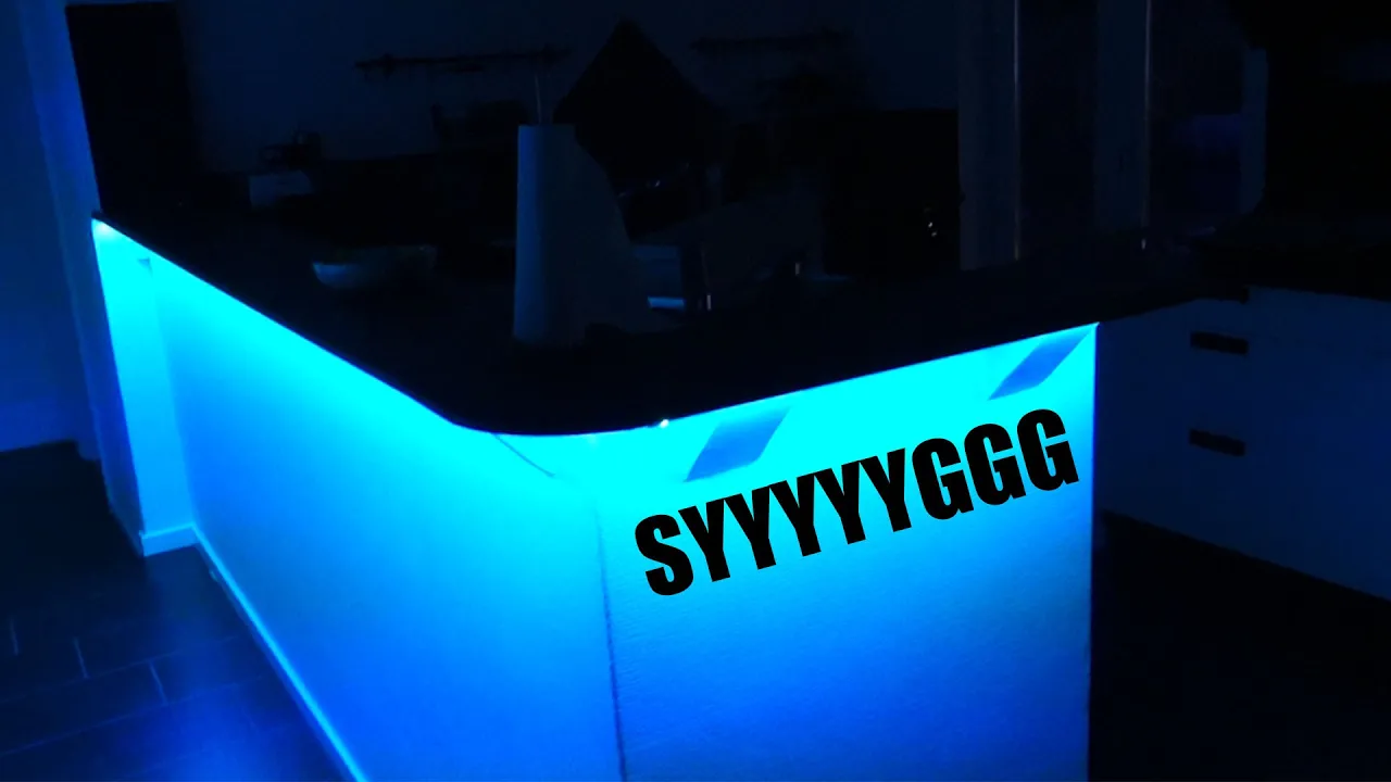 EN dag på LANDET #8 - SYGT RGB LYS I KØKKENET !!