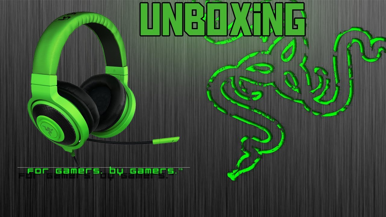 Unboxing af Razer Kraken Pro Gaming headsæt