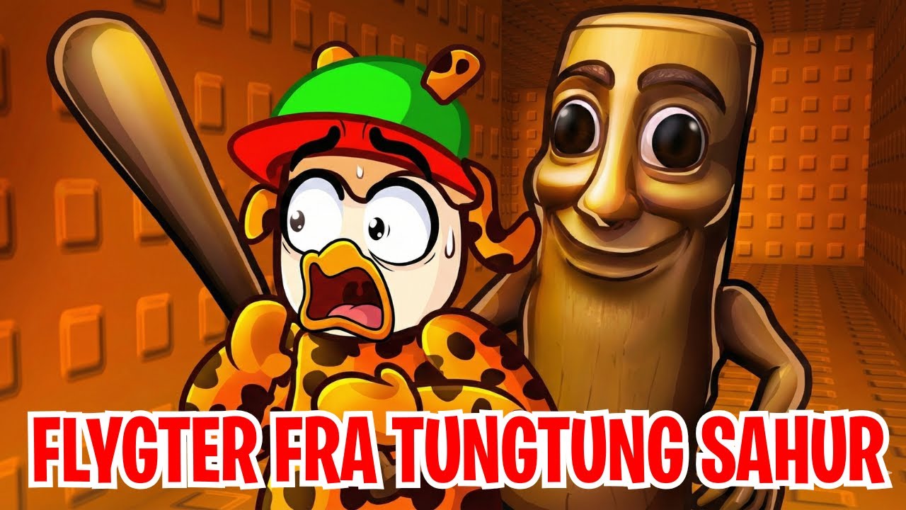 DET VILDESTE COMEBACK! 😱 Girafpingvin flygter fra Tung Tung Tung Sahur 💨🪵