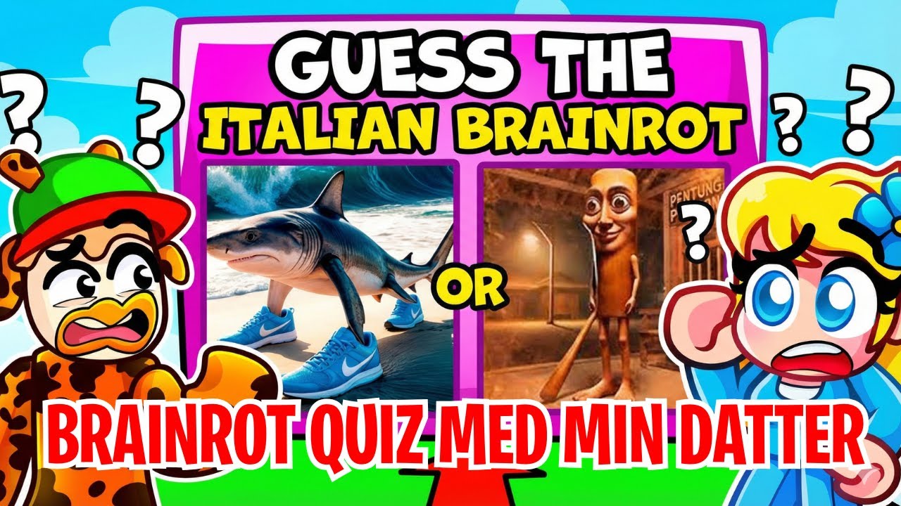 girafpingvin og datter: Brainrot Quiz i Roblox