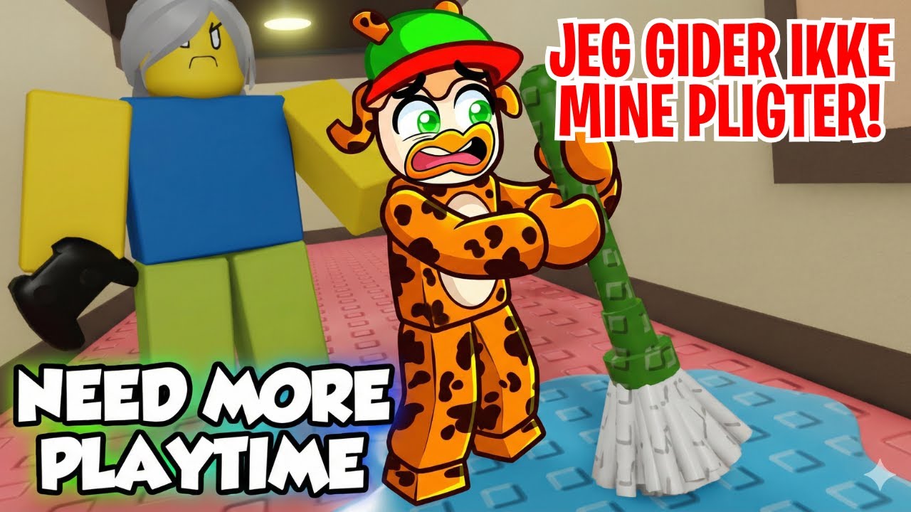 Jeg hader mine pligter, så jeg sprænger huset i stykker