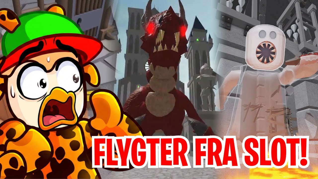 Flygter fra Verdens Farligste Slot i Roblox! Obby
