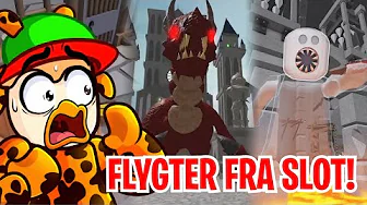 Flygter fra Verdens Farligste Slot i Roblox! Obby