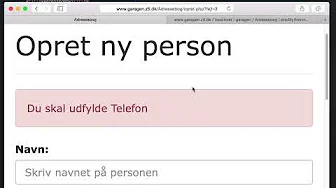 Sæt data ind i vores database (Del 2 af 2) | PHP og databaser