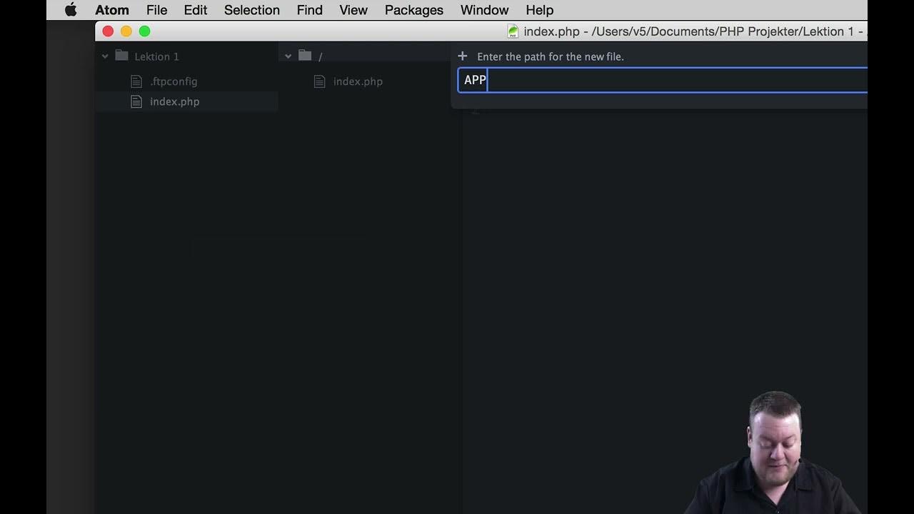 Opsætning af editor, webhotel og filer | Videre med PHP-programmering (OOP)