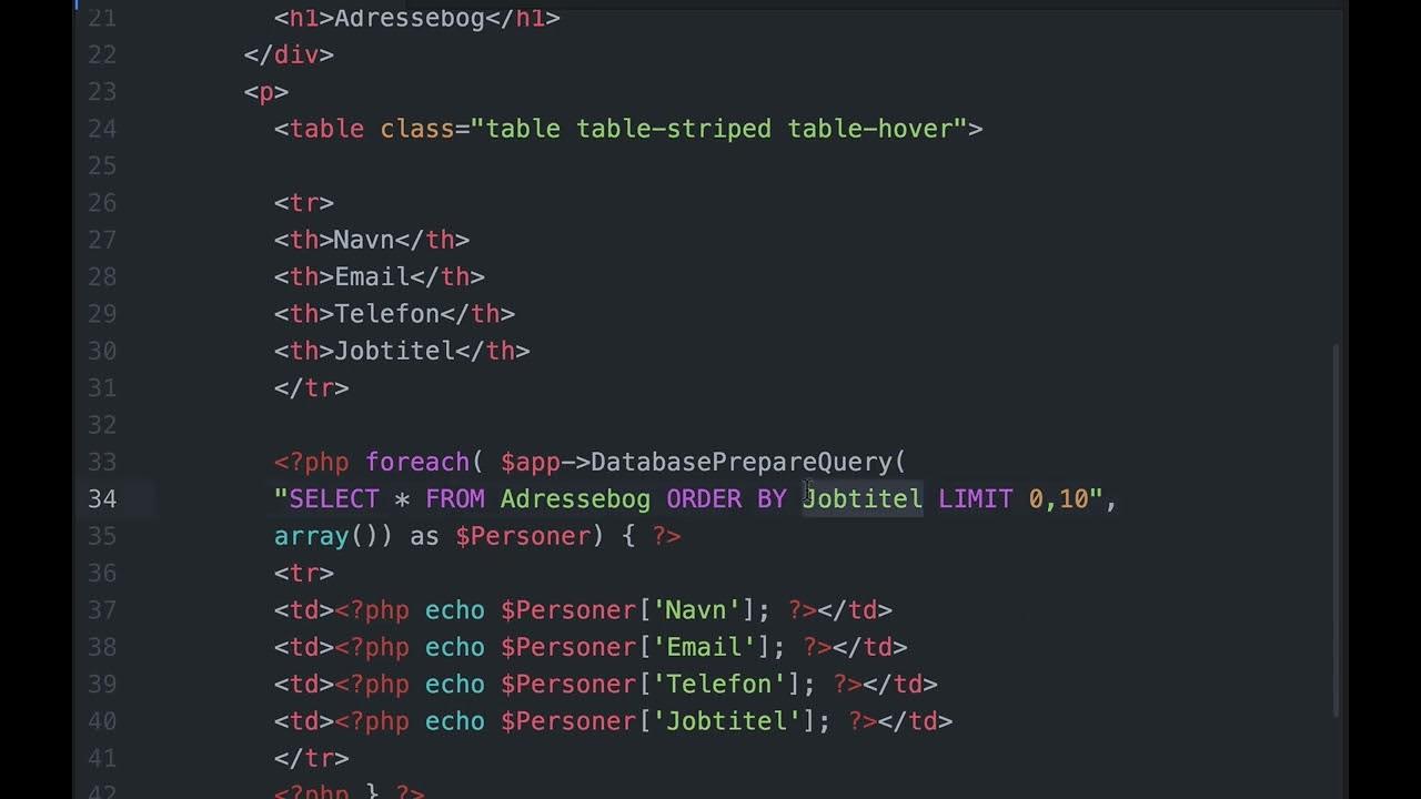 SQL-sproget: LIMIT og ORDER BY | PHP og databaser