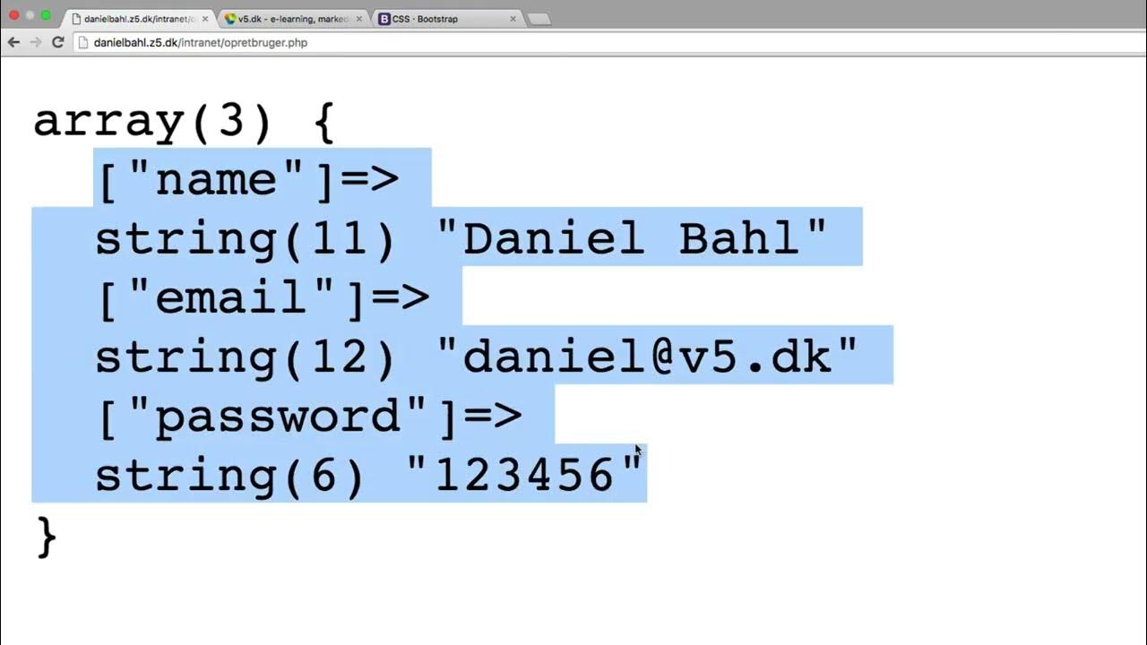 Forbind vores "Opret bruger"-formular til vores PHP-kode | Byg et brugersystem i PHP (serie)